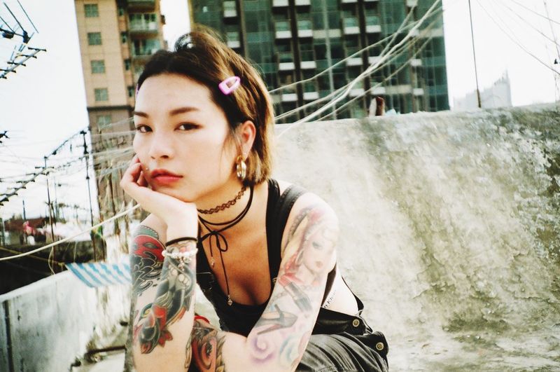 My girl Relaxing Traveling OpenEdit Lomography 35mm Film Friends HongKong Film Asian Girl Tattoo Tattoolife