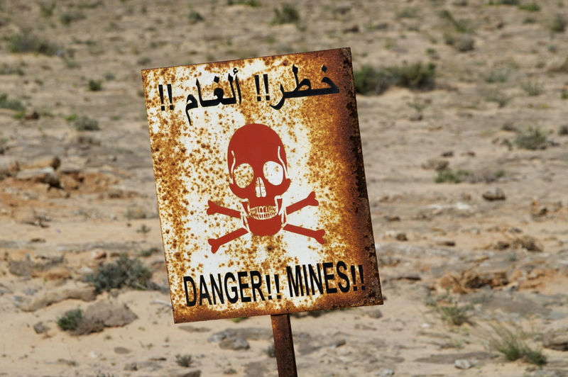 Close-up of rusty road sign