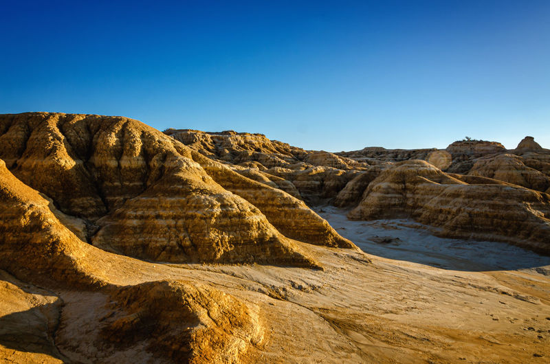 Bardenas reales is a spanish natural park of wild beauty, it is a semi-desert landscape 