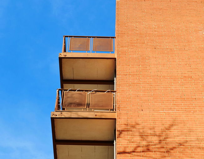 Low angle view of building against sky