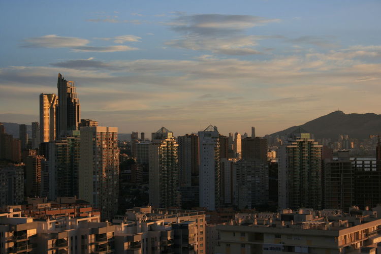 Cityscape against sky