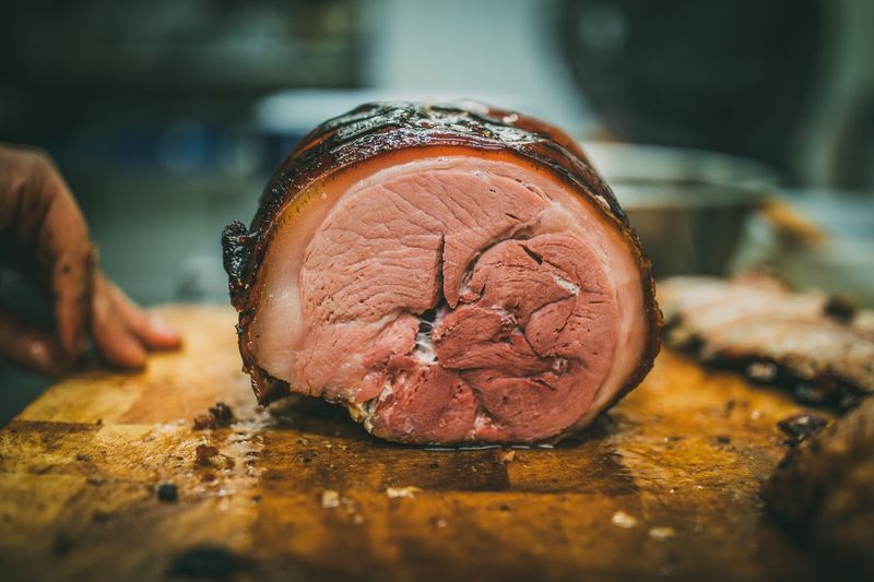 Close up of ham
