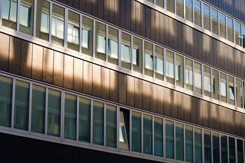 Low angle view of modern building