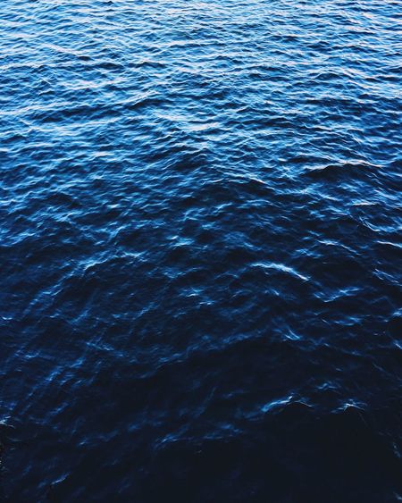 Full frame shot of water in sea