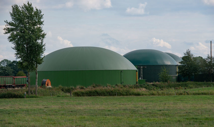 Biogas plant for power generation and energy