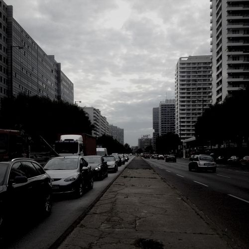 View of city street