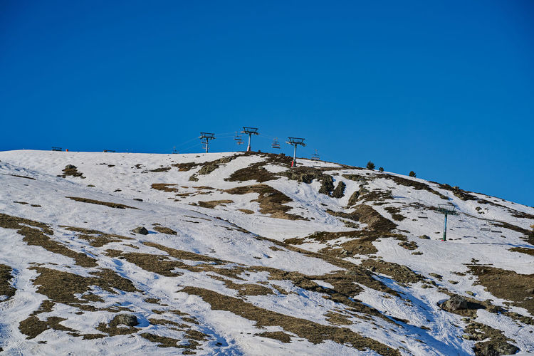 Formigal ski station with the station in the middle of the snow