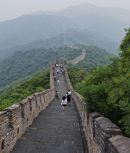 People on the great wall.