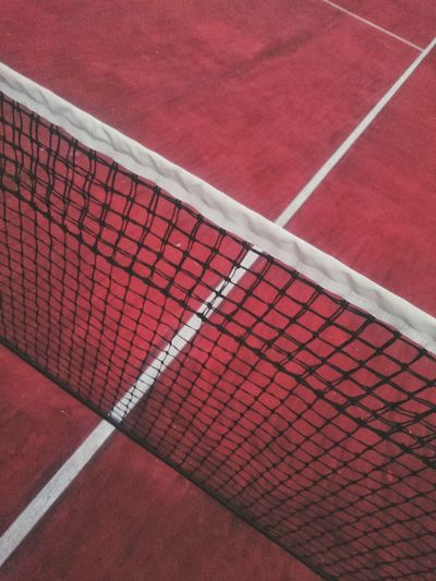 Full frame shot of red wall