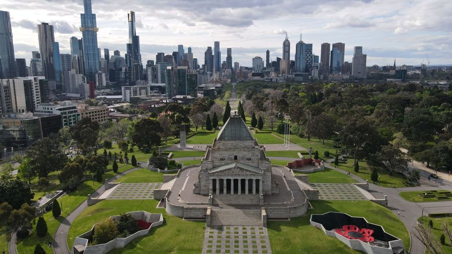 Melbourne, australia - shrine of remembrance