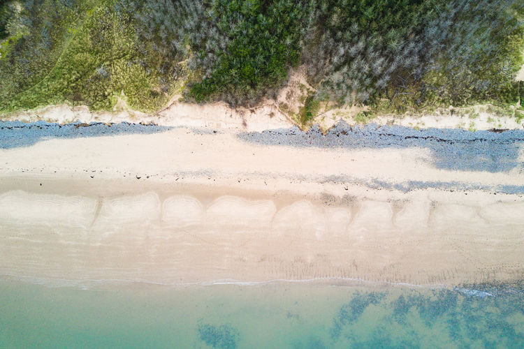 Close-up of sand on beach