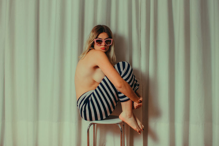 Some people call me a bad person because of some decisions I made, but life is about them and you obviously can't be right all the time, you just learn. EyeEm Of The Week Beauty Fashion Glasses Hair Hairstyle Indoors Looking At Camera One Person Portrait Self Portrait Sitting Sunglasses Women Young Adult