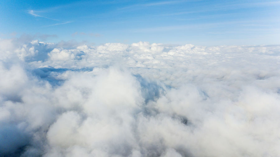 Low angle view of clouds in sky