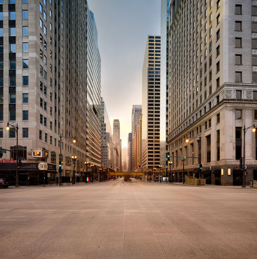 Modern cityscape against sky