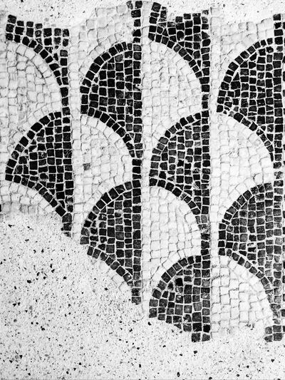 Full frame shot of tiled floor