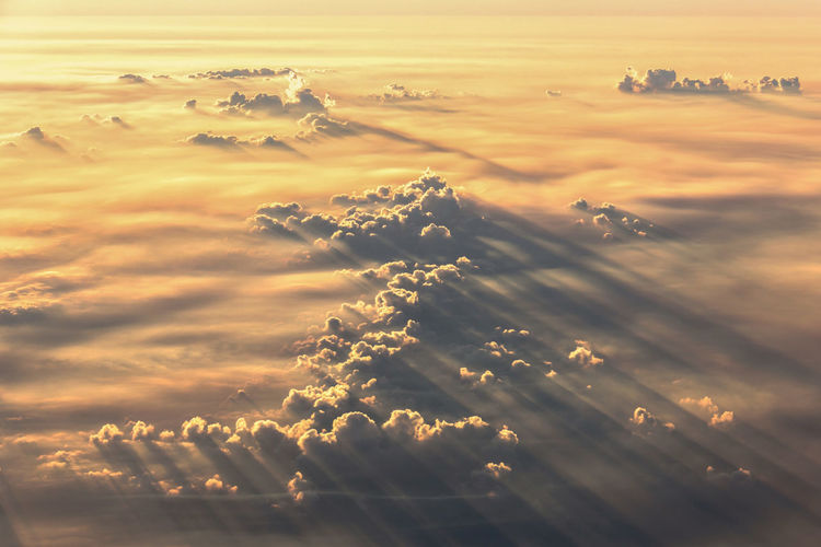 Beautiful view of sky and clouds at morning time.