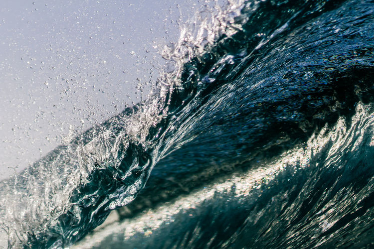 Close-up of sea waves