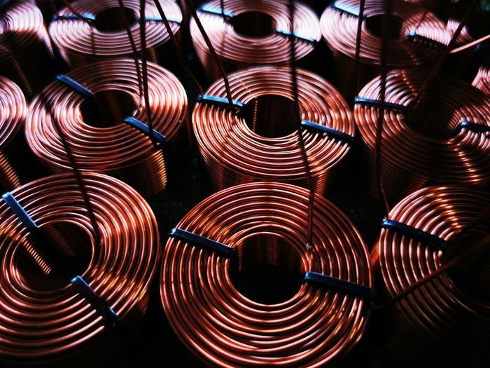 Full frame shot of spiral pattern