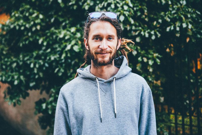 Day Dreads Front View Handsome Man Person Portrait Smile Young