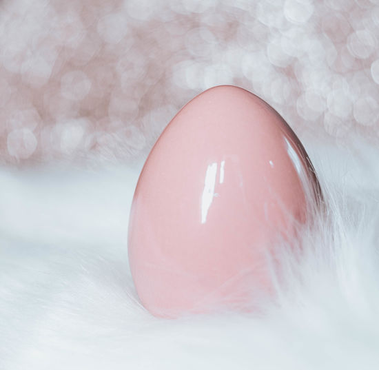 Close-up of pink eggs