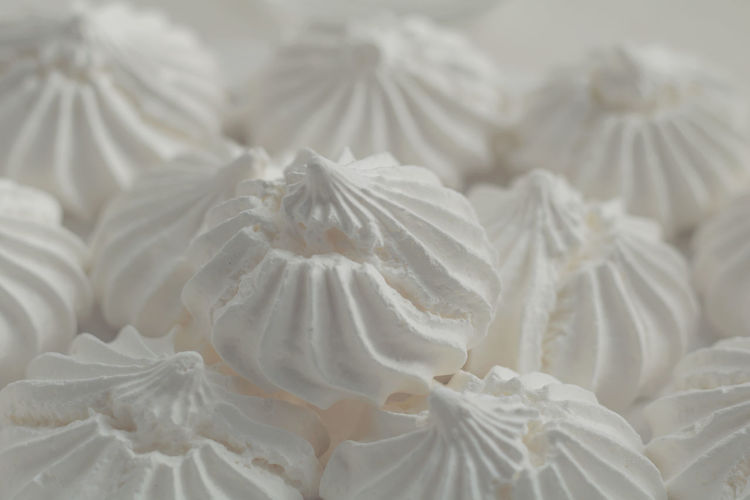 Full frame shot of meringues