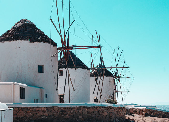 The famous windmills of mykonos