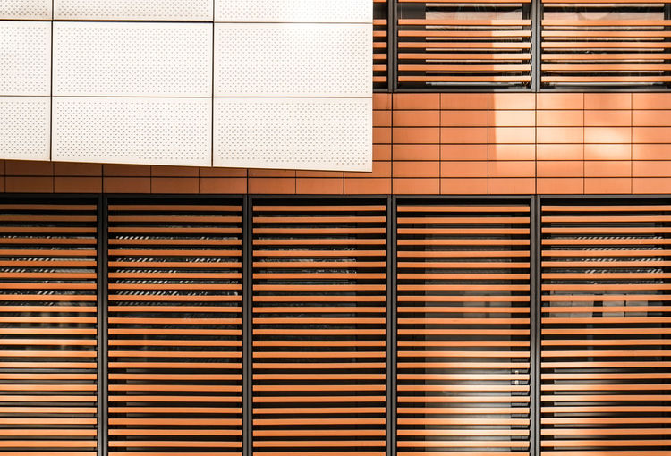 Close-up of building windows