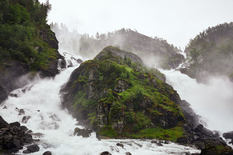 Latefossen waterfall