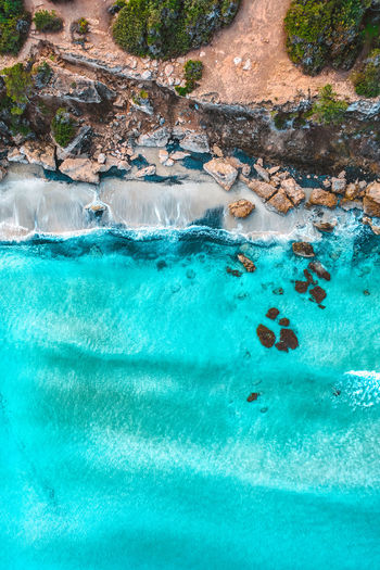 Rocky beach in cyprus