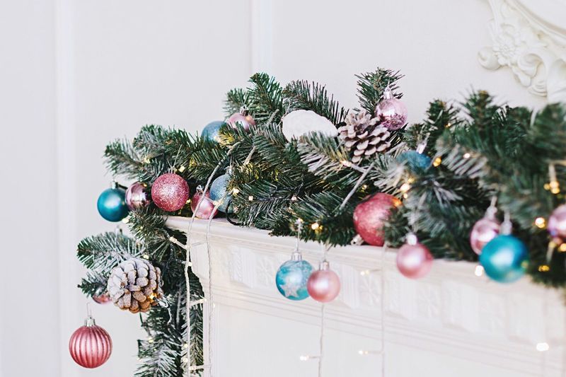 Close-up of christmas decorations
