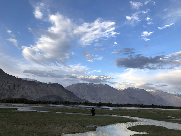 Scenic view of landscape against sky