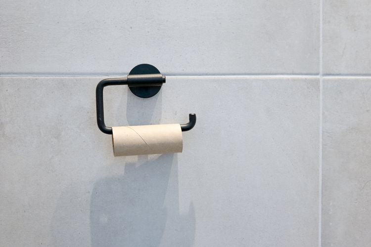 Close-up of toilet