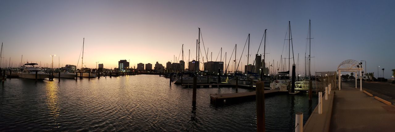 Marina life on the coast 
