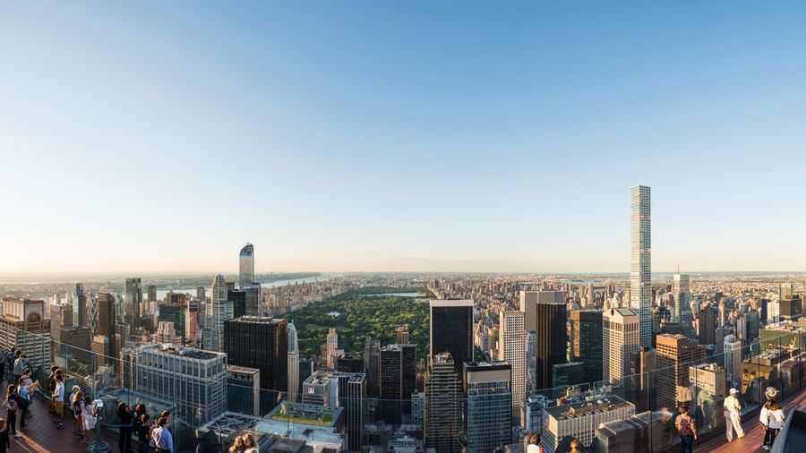 Aerial view of a city