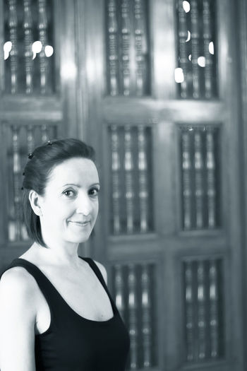 Portrait of 40 year old woman with positive attitude