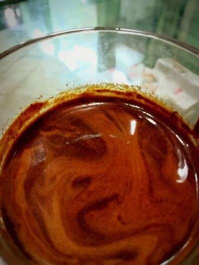 Close-up of drink in glass