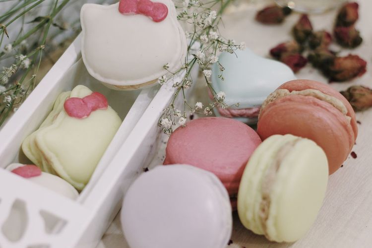Close-up of dessert