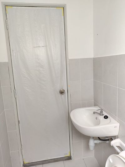 View of white bathroom