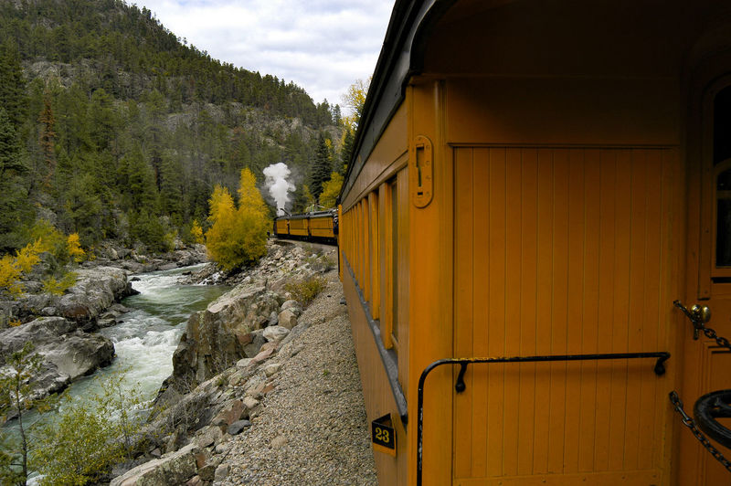 Durango and silverton narrow gauge scenic train ride