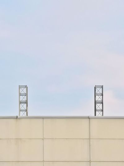 Low angle view of building against sky