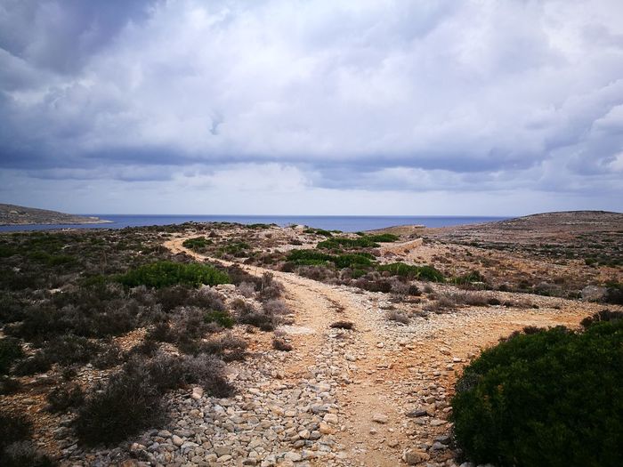 Scenic view of landscape against sky