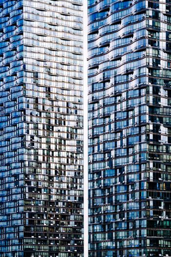 Full frame shot of modern building