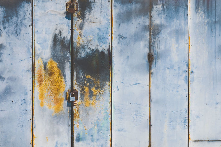 Full frame shot of rusty door