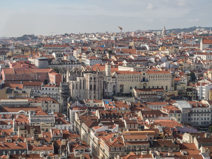 Aerial view of lisbon - portugal