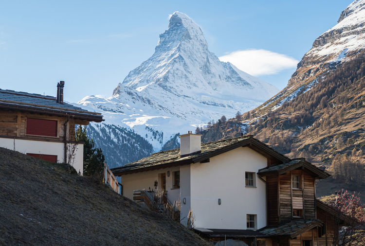 Matterhorn peak at zermatt, switzerland