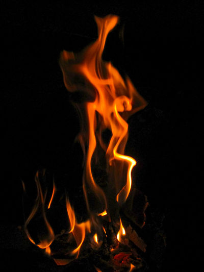 Bonfire at night