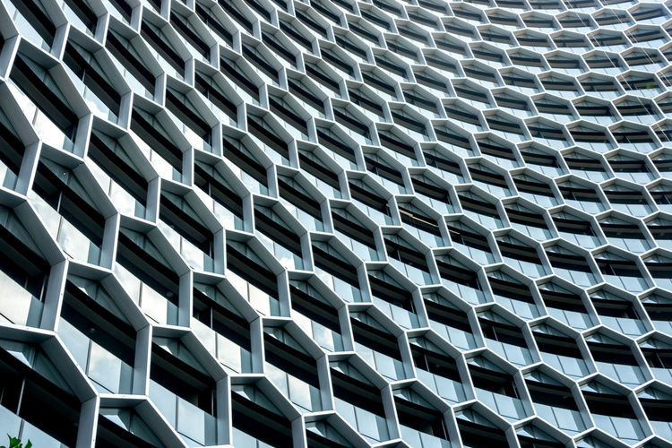 Full frame shot of office building