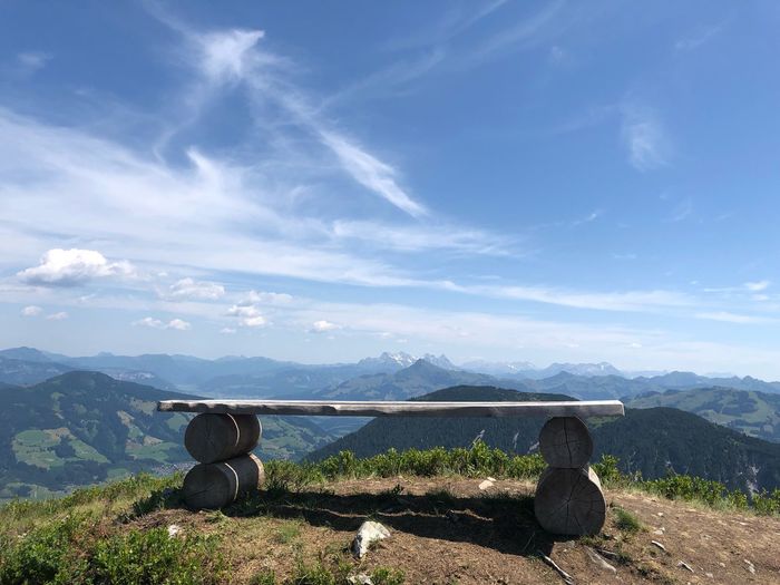 Scenic view of landscape against sky - alps autria