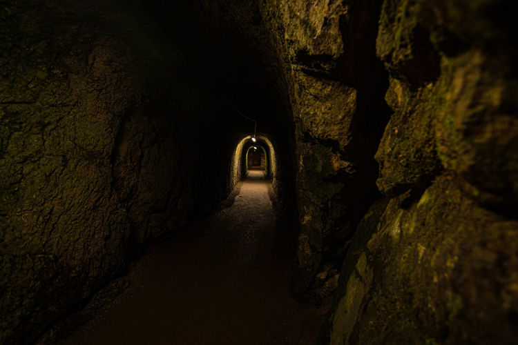 Interior of cave