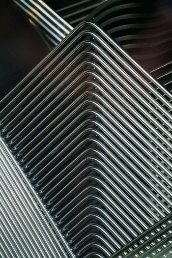 Full frame shot of metallic structure